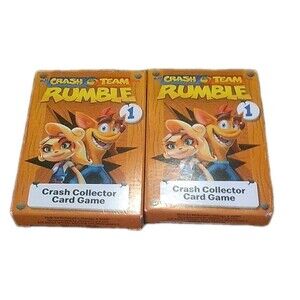 Crash Team Rumble - Box 1 - Crash Collector Card Game - 2023 - Lot Of 2